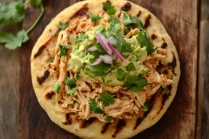 Reina Pepiada arepa close up